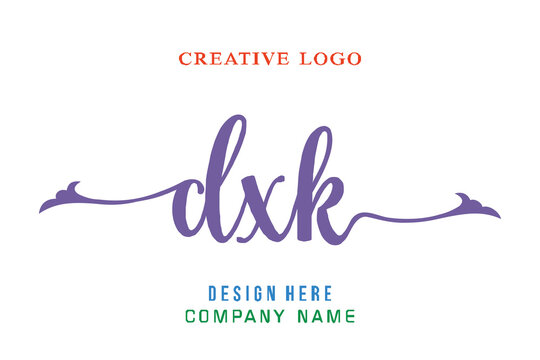 DXK lettering logo is simple, easy to understand and authoritative