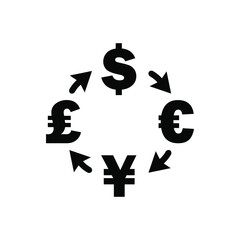 Currency exchange icon