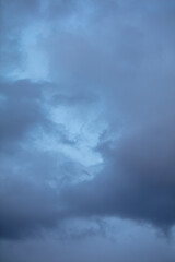 Rain clouds in the sky