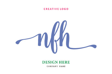NFH lettering logo is simple, easy to understand and authoritative