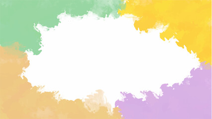 Fototapeta na wymiar soft Colorful watercolor background for your design, watercolor background concept, vector.