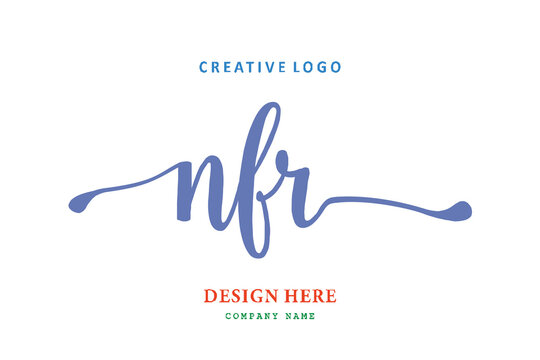 NFR lettering logo is simple, easy to understand and authoritative