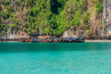 Obraz premium Sea beach atmosphere on Phi Phi Island