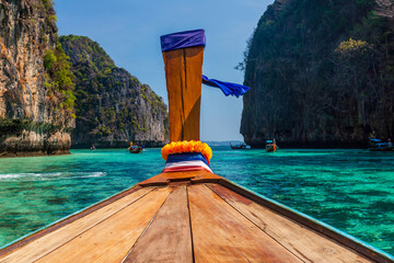 Sea beach atmosphere on Phi Phi Island
