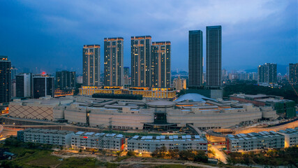 A sunrise scene from Malaysia. 