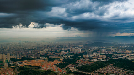 A dramatic sky from Malaysia.