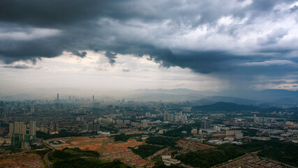 A dramatic sky from Malaysia.