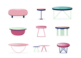 A set of coffee tables. Living Room furniture