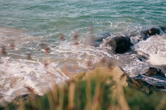 rocks in the water 