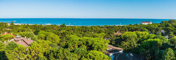 A different look. The pine forest of Lignano Sabbiadoro from above.