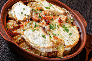 Tartiflette, Potato, Onion, Bacon Cheese Casserole