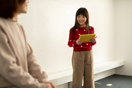 Child Giving Presentation