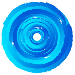 Grungy paint, ink stain circle. Splatter, splash effect