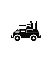 Obraz premium army vehicle icon,vector best flat icon.