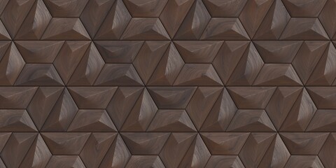3d wood background, wall decorative tiles, Interior wall panel, wood texture. 3d illustration - 422928682