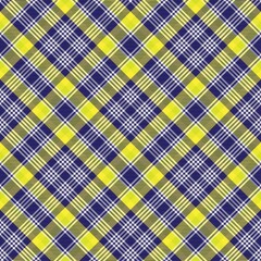 Yellow Chevron Plaid Tartan textured Pattern Design