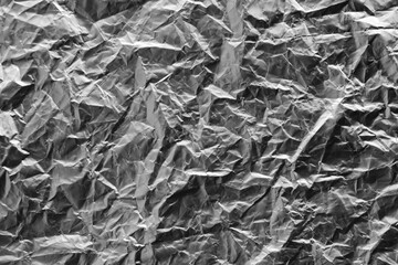 crinkle aluminium foil, dark silver foil 
