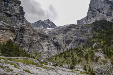 Gletscherlandschaft bei Rosenlaui im Berner Oberland
