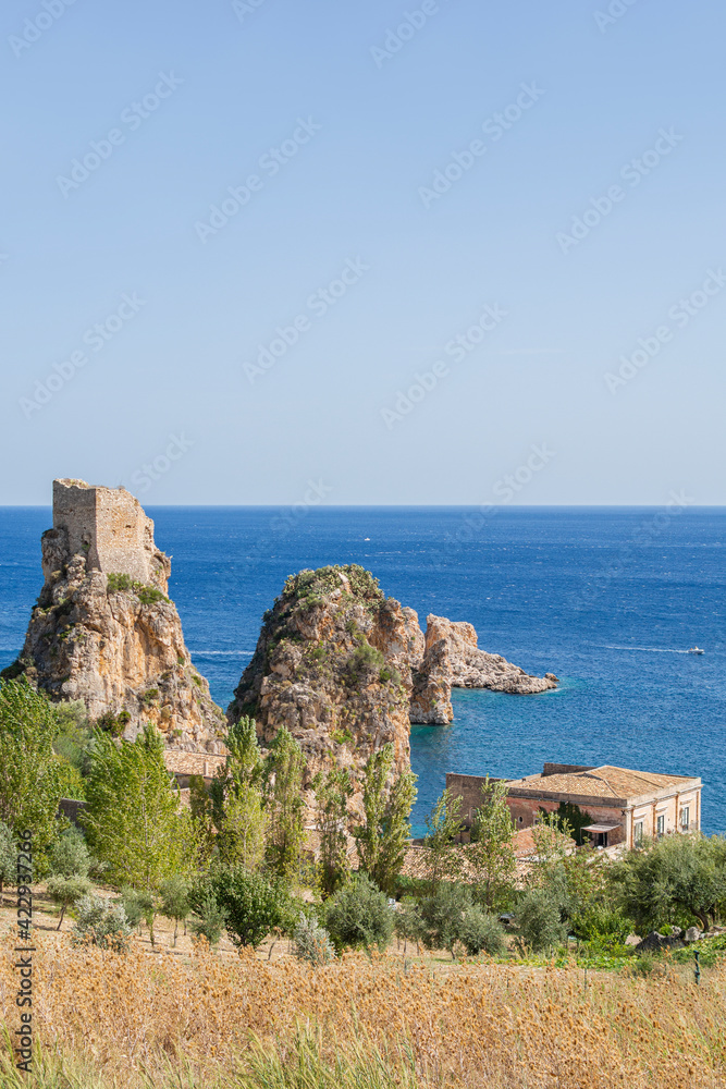 Wall mural View of The Zingaro nature reserve, Sicily, Italy