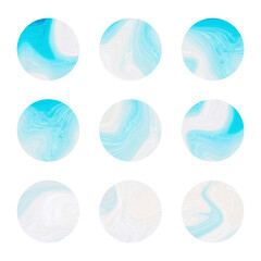 round circle dot shapes. texture of marble, liquid ink brush stroke stain splatter. concept of web...