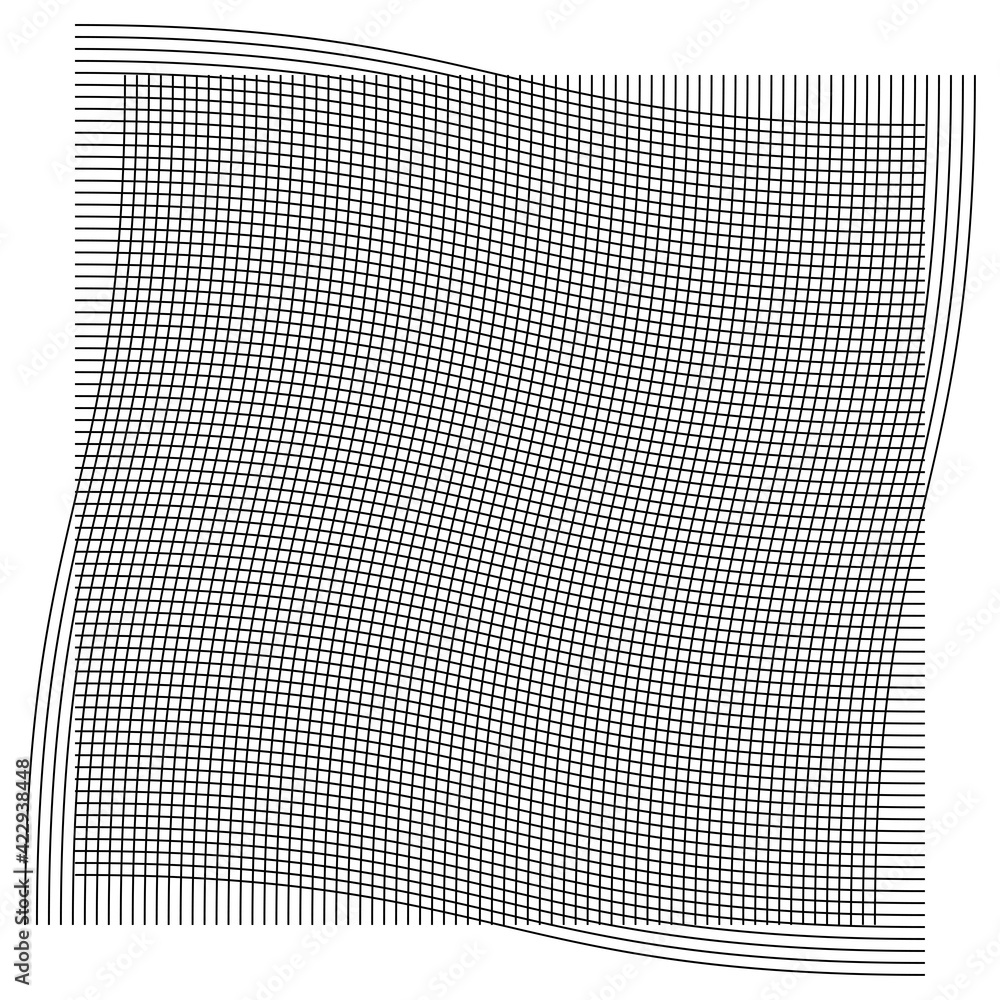 Fototapete traverse, traversal lines abstract geometric vector element