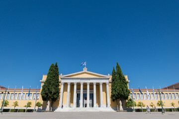 Fototapeta na wymiar Zappeion Megaro is located near the Syndagma square and the National Gardens of Athens