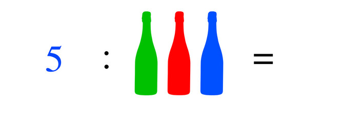 Simple mathematical problems, addition, subtraction, multiplication and division.