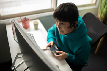 Boy Enjoying Esports