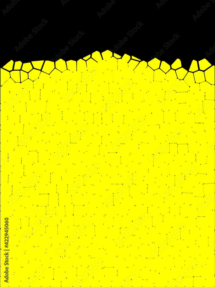 Poster background with place for text. colored stylish backdrop in bright black and yellow colors. dynamic 