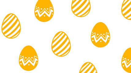 Golden easter eggs pattern. Wallpaper.