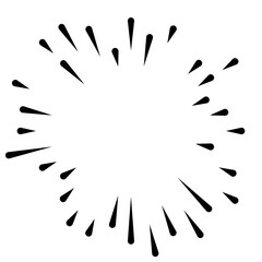 Radial, radiating lines, stripes abstract element for explosion, burst, spread theme