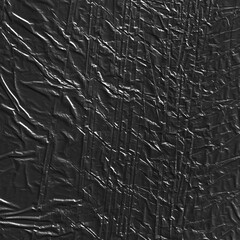 Crumpled dirty plastic packing texture backdrop
