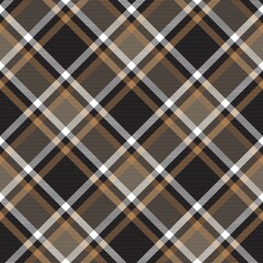 Brown Chevron Plaid Tartan textured Pattern Design