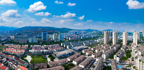 Urban scenery of Ningde City, Fujian Province, China