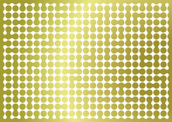 Gold Verbindung Konzept Idee, Symbol Illustration