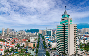 Fototapeta premium Urban scenery of Ningde City, Fujian Province, China
