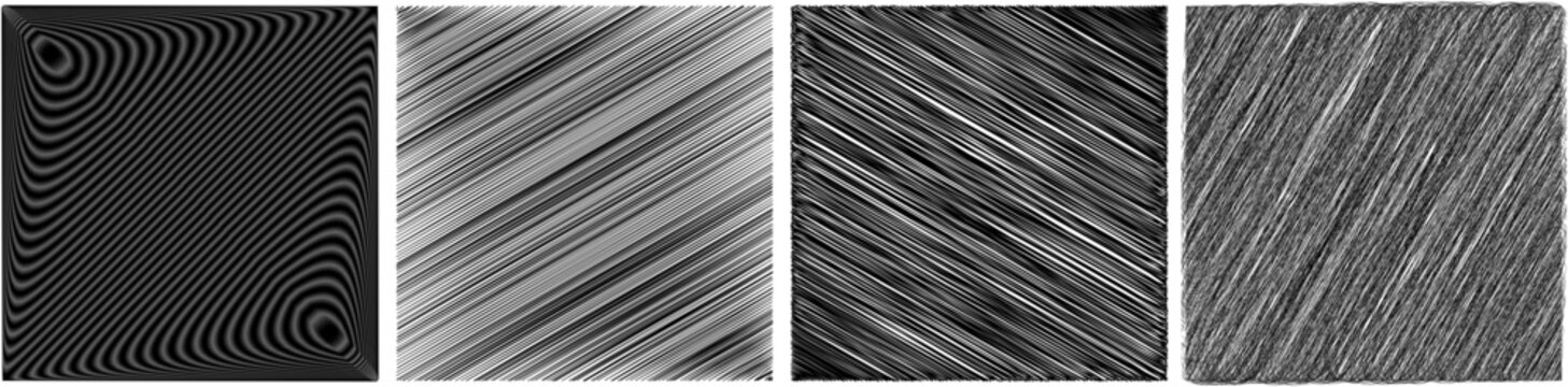 Square with sketchy, scribble, doodle effect texture
