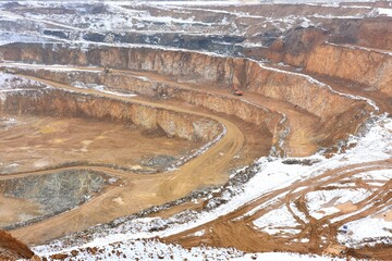 Braszowice - odkrywkowa kopalnia magnezytu na Dolnym Śląsku w Kotlinie Kłodzkiej