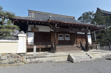 清凉寺塔頭　薬師寺　本堂　京都市嵯峨