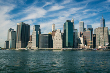 Fototapeta na wymiar New York Skyline Across The Hudson River, New York