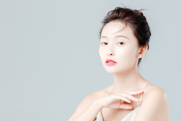 Portrait Of Beautiful Woman in Studio