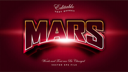 Planet Mars Text Effect © Vectory