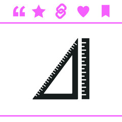 Simple black vector icon on white background