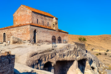 View from Uplistsulis Church (built 10th Century) over the Mtkvari Valley, Uplistsikhe, Central Georgia