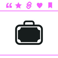 Simple black vector icon on white background