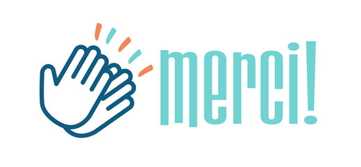Fototapeta premium Merci !