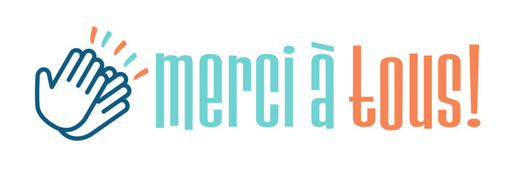 Obraz premium Merci à tous !