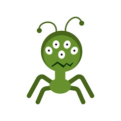 Vector virus isolated on white background, eps10