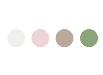Highlights of Cover Stories (pink, beige and green tones) 