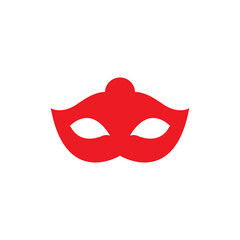 Carnival mask isolated. Vector illustration isolated on white background
